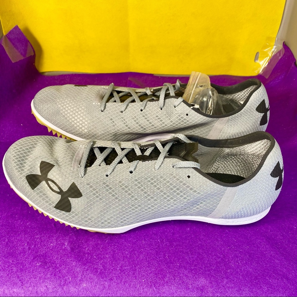 Under Armour Kick Distance 2 Track Shoes Grey Mens